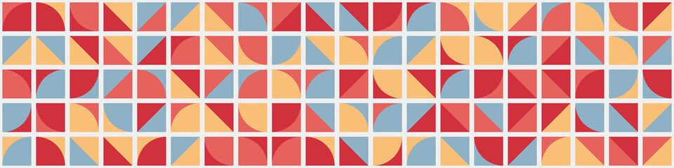 Abstract Geometric Pattern generative computational art illustration