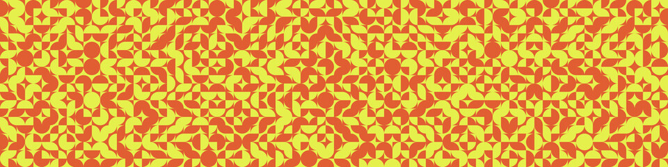 Abstract Geometric Pattern generative computational art illustration