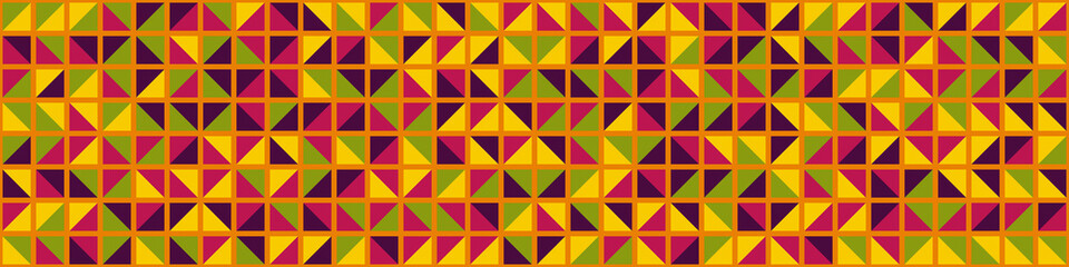 Abstract Geometric Pattern generative computational art illustration