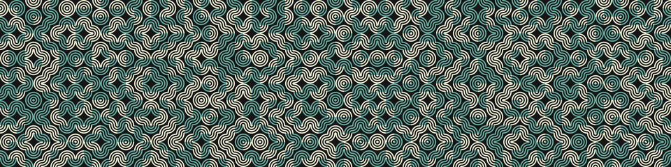 Abstract Geometric Pattern generative computational art illustration