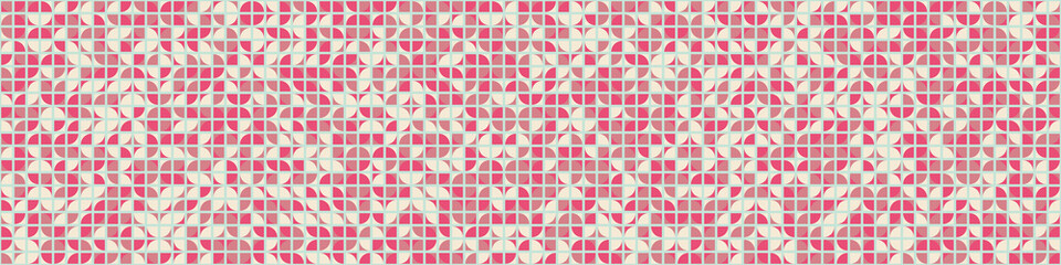 Abstract Geometric Pattern generative computational art illustration