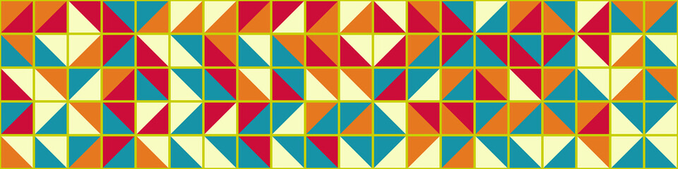 Abstract Geometric Pattern generative computational art illustration