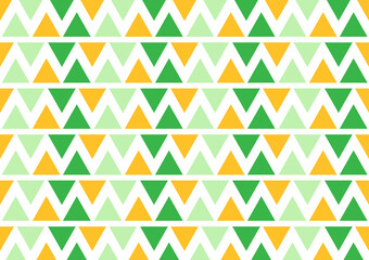 Green and Yellow triangle pattern wallpaper.
