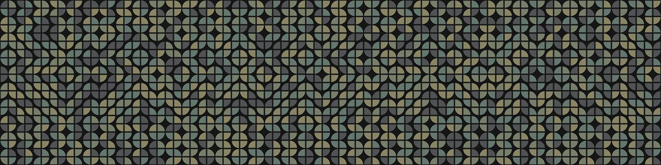 Abstract Geometric Pattern generative computational art illustration