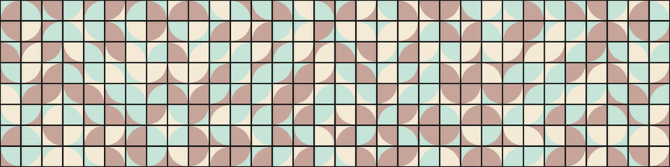 Abstract Geometric Pattern generative computational art illustration