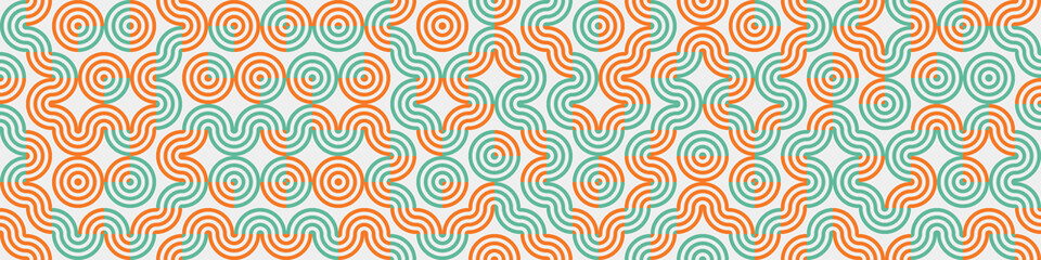 Abstract Geometric Pattern generative computational art illustration