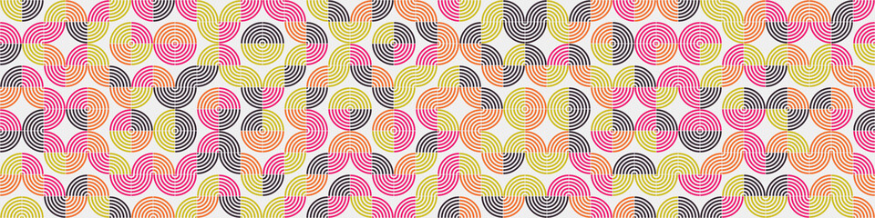 Abstract Geometric Pattern generative computational art illustration