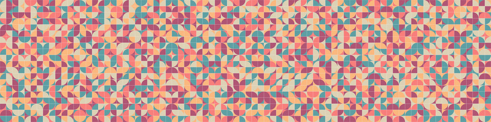 Abstract Geometric Pattern generative computational art illustration