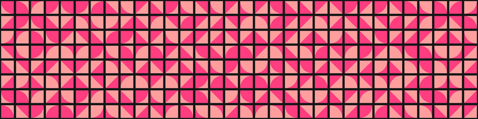 Abstract Geometric Pattern generative computational art illustration