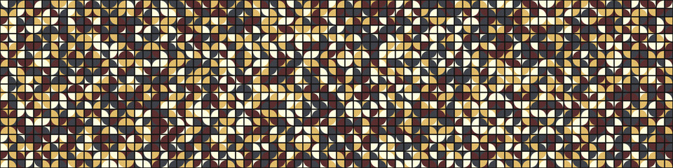 Abstract Geometric Pattern generative computational art illustration