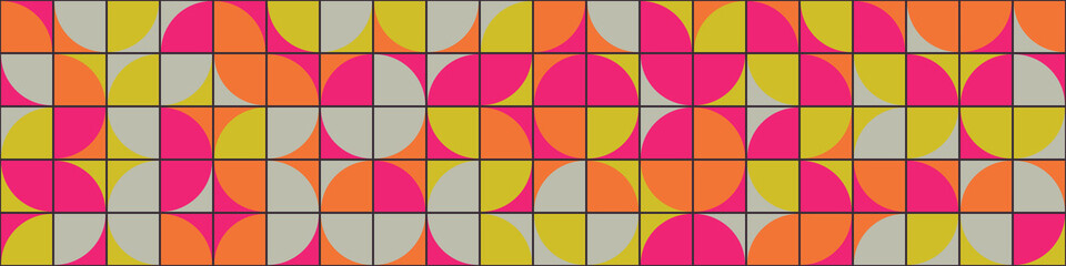 Obraz premium Abstract Geometric Pattern generative computational art illustration