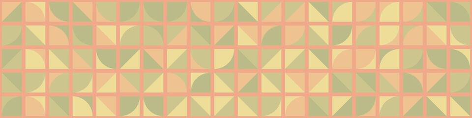 Abstract Geometric Pattern generative computational art illustration