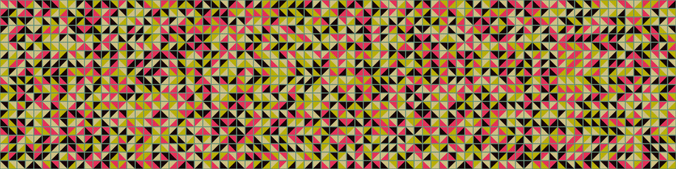 Abstract Geometric Pattern generative computational art illustration