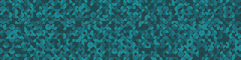 Abstract Geometric Pattern generative computational art illustration