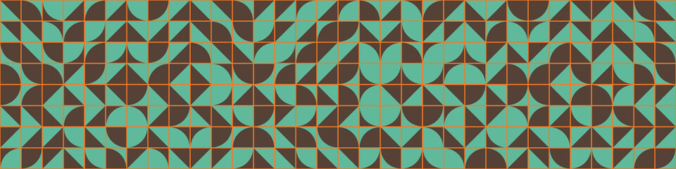 Abstract Geometric Pattern generative computational art illustration