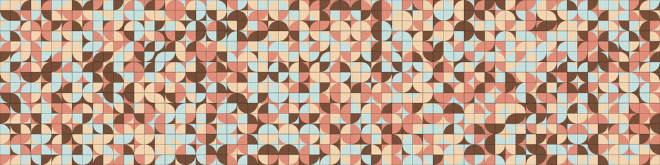 Abstract Geometric Pattern generative computational art illustration