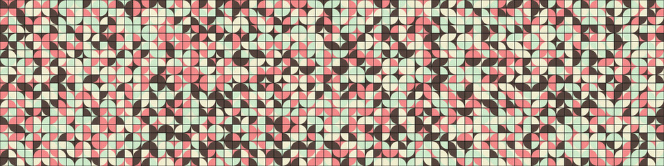 Abstract Geometric Pattern generative computational art illustration