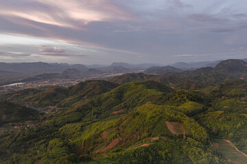 view of the mountains