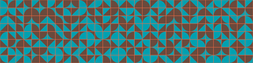 Abstract Geometric Pattern generative computational art illustration