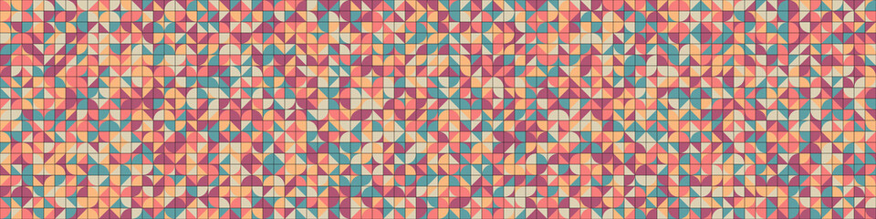 Abstract Geometric Pattern generative computational art illustration