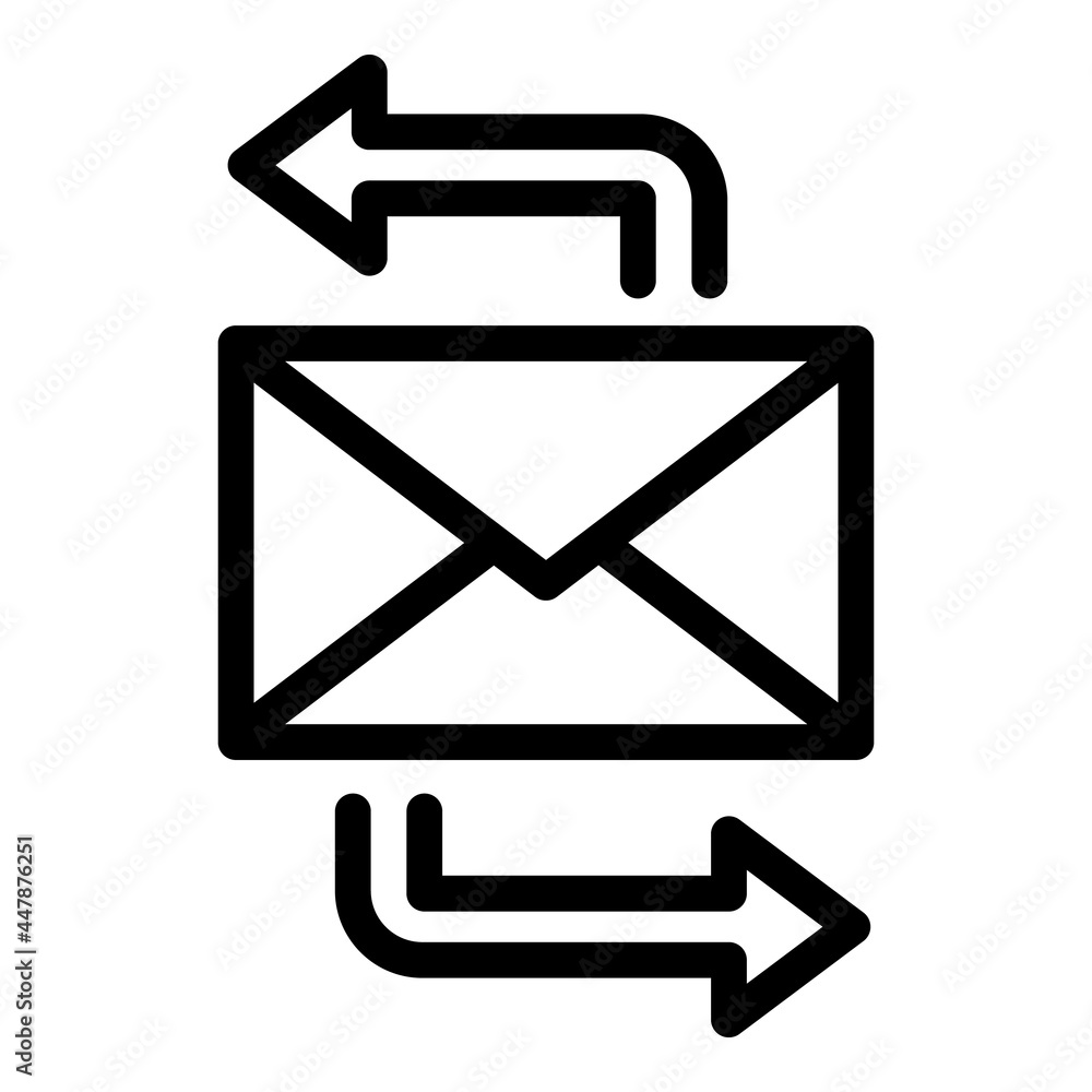Poster post letter icon. outline post letter vector icon for web design isolated on white background