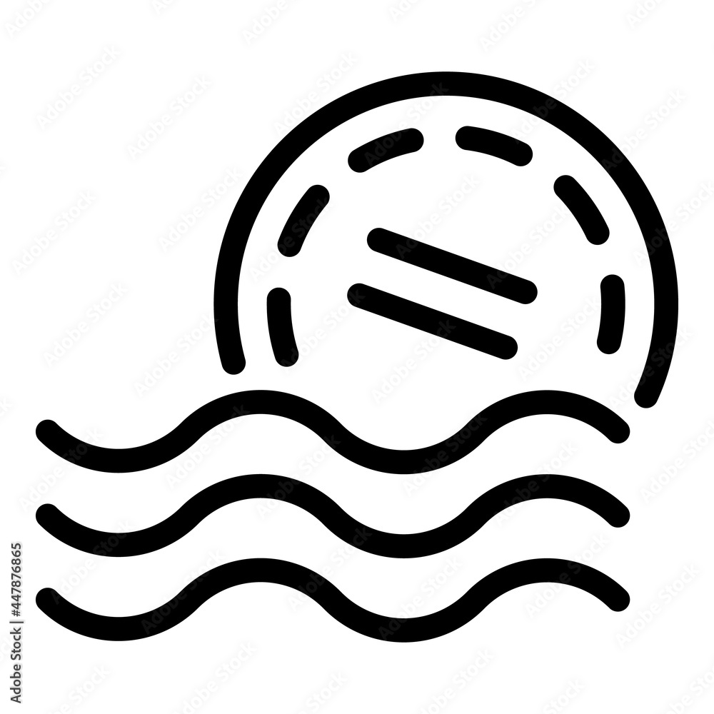 Poster post stamp icon. outline post stamp vector icon for web design isolated on white background