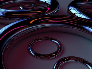 Illuminated Chrome Rings