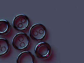 Illuminated Chrome Rings