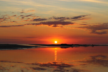Fototapeta Wschód słońca nad Bałtykiem  obraz