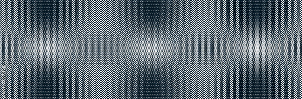 Poster abstract vector background made with dots moire, dotted op art effect surreal texture, sound and mus