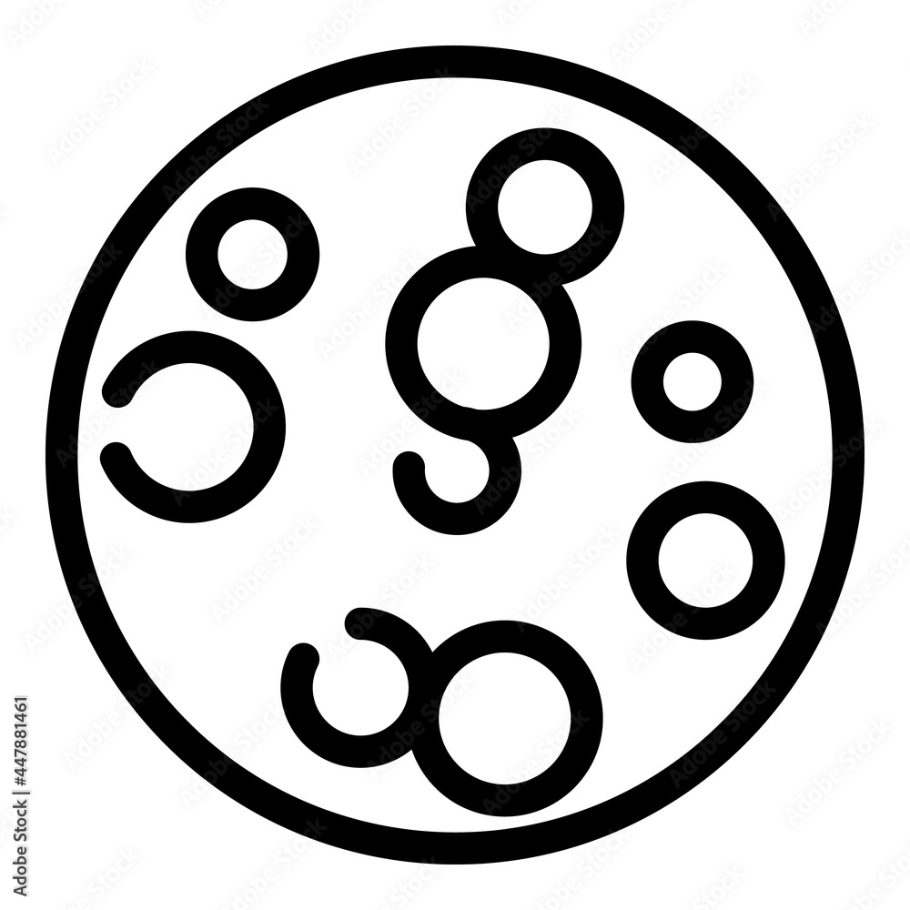 Poster aerospace planet icon. outline aerospace planet vector icon for web design isolated on white backgro