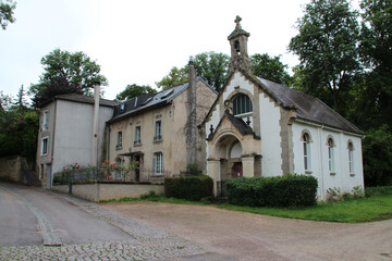 Fototapeta premium anglican chapel in contrexeville in lorraine (france) 