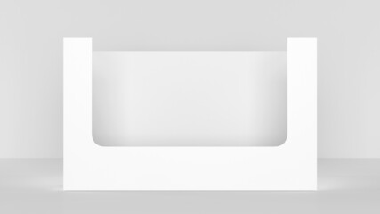 Product Display Dispenser. 3D Counter Top Illustration © Asad