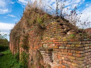 Ruin of an old brickyard Groenlanden in the Ooijpolder, Gelderland Province, The Netherlands