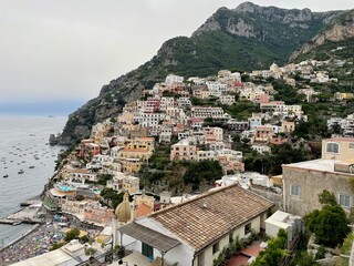 Positano Amalfi Cliff City Amalfi Coast Italian Life Summer Holiday Italy