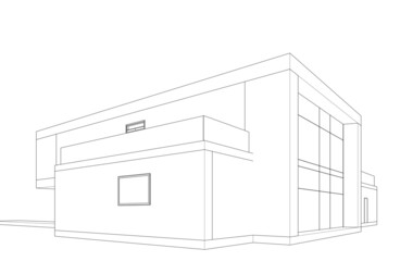 house architectural drawing