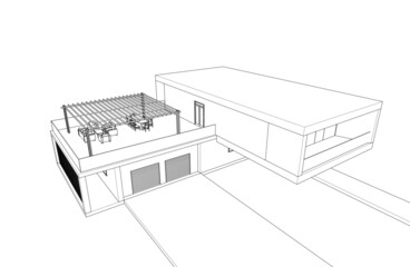 house architectural drawing