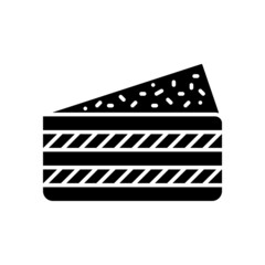 Naklejka premium Сake icon vector set. dessert illustration sign collection. sweet symbol or logo.