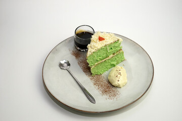 Sweet cake for dessert