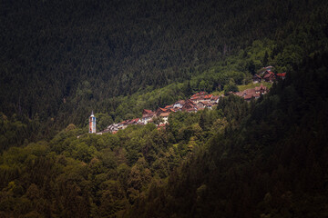 view from the top of the mountain