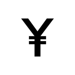 Obraz premium Japanese Yen or Chinese Yuan icon