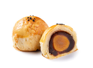 Moon cake yolk pastry for Mid-Autumn Festival holiday.
