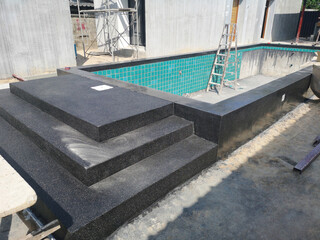 swimming pool construction.