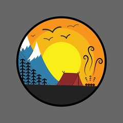 Camping Ground Logo