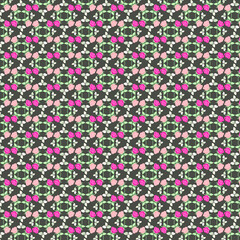 colorful rose seamless patterns