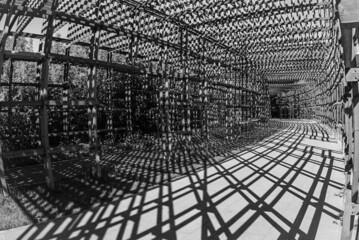 wire fence with wire