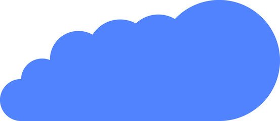 Cloud icon, vector illustration on white backgound