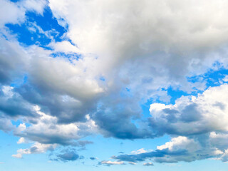 The sky is blue with white clouds.