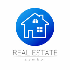 Real Estate Logo Vector Design House Logo Brand Identity . Company Sign Btanding Elements with House and Building