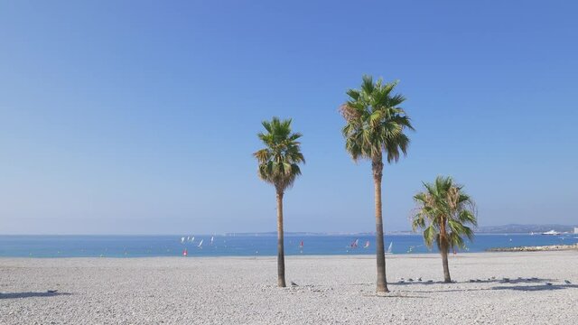 Plage Cousteau, Saint Laurent du Var, Alpes-Maritimes